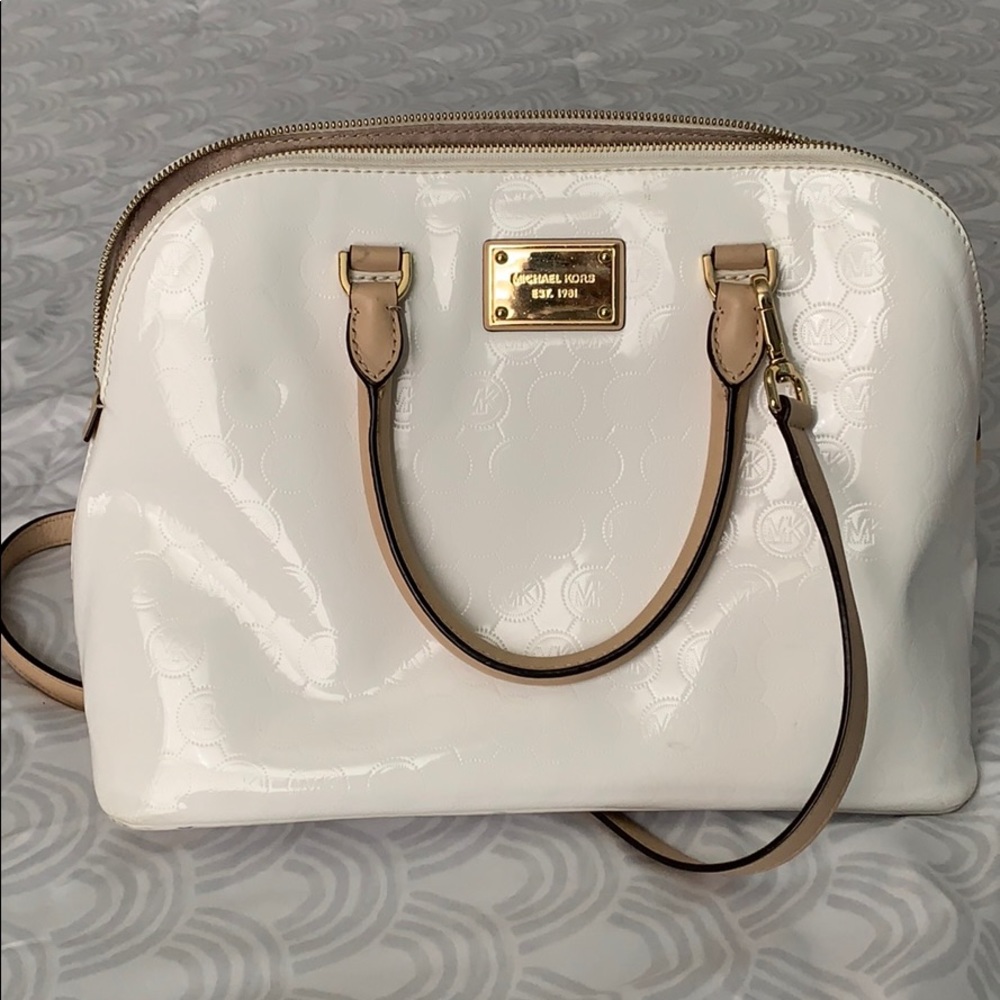 White Michael Kors Purse